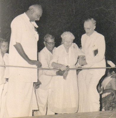 Aunt Ida, Dr. Carman and Chief Minister of Tamil Nadu, Kamaraj