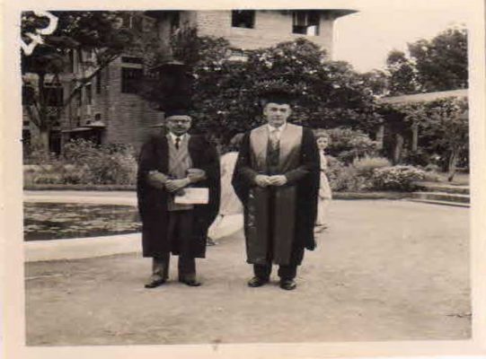 Grad Day -1961 --Dr Kutumbiah Chief Guest & Dr Brand -Principal