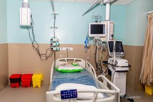 ICU bed at the newly opened 12-bed Kannigapuram ward